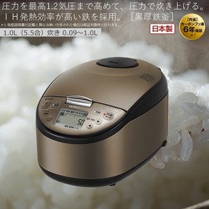 日立(HITACHI) RZ-G10EM-T(ブラウンメタリック) 圧力IHジャー炊飯器 5.5合