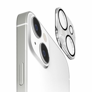 PGA iPhone15/15 Plus用 カメラフルプロテクター ゴリラ/クリア