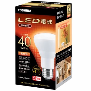 東芝(TOSHIBA) LDR4L-H/40V1 LED電球 電球色 E26口金 40W形相当 485lm