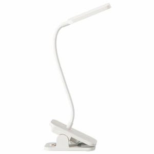 ナカバヤシ UA-LED010W(ホワイト) USB LEDデスクライト クリップタイプ