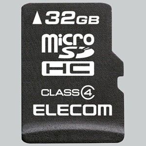 エレコム(ELECOM) MF-MSD032GC4R microSDHCカード 32GB CLASS4