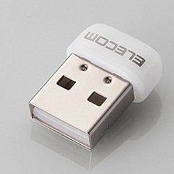エレコム(ELECOM) WDC-433SU2M2WH(ホワイト) 433Mbps USB無線超小型LANアダプター