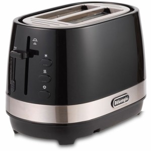 デロンギ(DELONGHI) CTLA2003J-BK(インテンスブラック) デロンギ アクティブ ポップアップトースター 800W