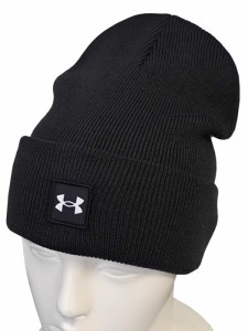 (アンダーアーマー) UNDER ARMOUR/UA ハーフタイム ビーニー/ブラックXホワイト/1373155-001