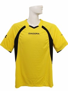 (ディアドラ) DIADORA/ゲームシャツ半袖/イエローXブラック/FG4310-1599
