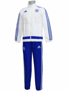 (アディダス) adidas/15/16チェルシー/プレゼンテーションスーツ/ホワイトXチェルシーブルー/ジュニア用/S12034