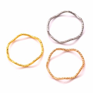 [即納]デザインリング/ピアスパーツ　18個入り【2019/7/725入荷】 リングパーツ/アクセサリーパーツ