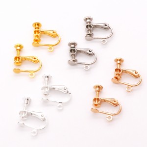 [即納]ネジイヤリング　10個入り【2018/7/16入荷】 ネジイヤリング/ハンドメイド/アクセサリー/パーツ