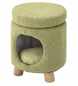 ペットスツール グリーン W33×D33×H41 az-pet-61gr  ハウス 犬小屋 犬小屋 ケージ ゲート 犬用品 ペット ペットグッズ 送料無料 北欧 