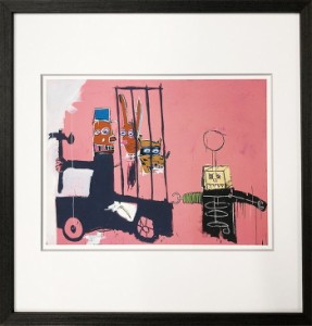 バスキア Jean-Michel Basquiat Molasses 1983 425x425x32mm 425x425x32mm IJB-62490 アート 絵 フレーム bic-11112299s1  アートパネル 