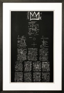 バスキア Jean-Michel Basquiat Tuxedo 1982-3 440x645x32mm 440x645x32mm IJB-62492 アート 絵 フレーム bic-11112300s1  アートパネル 