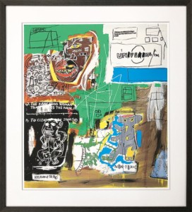 バスキア Jean-Michel Basquiat Sienna 1984 585x645x32mm 585x645x32mm IJB-62494 アート 絵 フレーム bic-11112302s1  アートパネル ア