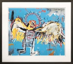 バスキア Jean-Michel Basquiat Untitled Fallen Angel 1981 645x570x32mm 645x570x32mm IJB-62495 アート 絵 フレーム bic-11112303s1  