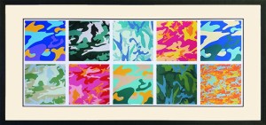 アンディ・ウォーホル Andy Warhol CAMOUFLAGE 1987 890x420x32mm 890x420x32mm IAW-62500 bic-11112346s1  アートパネル アートボード 
