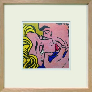 リキテンスタイン Roy Lichtenstein Kiss V 425x425x32mm 425x425x32mm IRL-62518 bic-11132307s1  アートパネル アートボード 壁紙 装飾