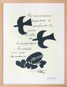 ジョルジュ・ブラック Georges Braque LA RENAISSANCE… 1917/47 405x525x32mm 405x525x32mm IGB-62528 bic-11143264s1  アートパネル ア