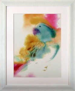 ヒーリングアート Kristine Hegre Paradise Parrot-Perch IKH-61984 bic-8237640s1  アートパネル アートボード 壁紙 装飾フィルム 送料