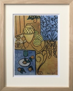 アートフレーム アンリ・マティス Henri Matisse Interior in Yellow and Blue,1946-NA IHM-62136 bic-9125822s1  アートパネル アートボ