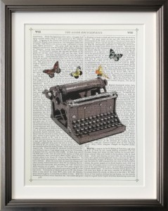 アートフレーム マリオン・マコネギー Marion McConaghie Typewriter IMM-62124 bic-9129579s1  アートパネル アートボード 壁紙 装飾フ