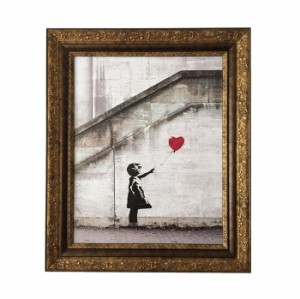 【数量限定】アートフレーム バンクシー IBA-62203 Banksy Love is in the Bin Limited Edition シュレッダー事件 bic-9291183s1  アート