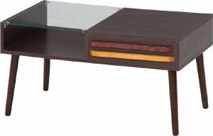 リビングテーブル オスロ ＨＨ−８０４０ＰＧ ＤＢＲ ダークブラウン fj-10035  センターテーブル ローテーブル テーブル 送料無料 北欧 