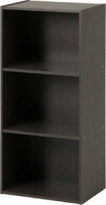 カラーボックス ３段 ＨＰ９４３ ブラウン fj-93502  オープンラック 本棚 ラック カラーボックス 収納 家具 送料無料 北欧 モダン 家具 