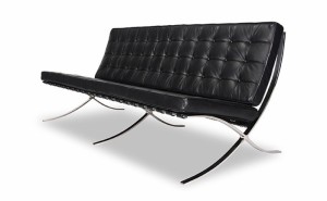 ミース・ファン・デル・ローエ バルセロナ チェア 3P BARCELONA Chair 3P オイルドレザー 本革 3年保証付 inv-8007bs-oil  ソファ ソファ