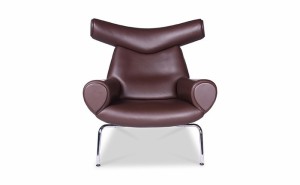 ハンス・J・ウェグナー OX チェア OX Chair セミアニリンレザー 本革 3年保証付 inv-8860ba-semi  ラウンジチェア パーソナルチェア イス