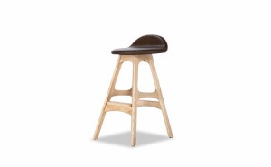 デニッシュ バースツール ロー DANISH Bar Stool Low セミアニリンレザー 本革 3年保証付 inv-9210bar-semi  スツール イス チェア 送料