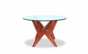 ウッド テーブル WOOD Table 12mm強化ガラス 3年保証付 inv-942bt  センターテーブル ローテーブル テーブル 送料無料 北欧 モダン 家具 