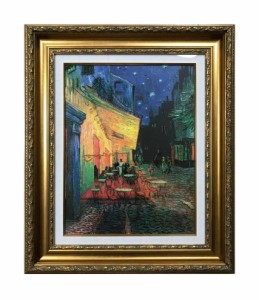 フィンセント・ファン・ゴッホ  Vincent van Gogh 夜のカフェテラス KE-1003   複製名画 F6号 kar-10092444s1  アートパネル アートボー