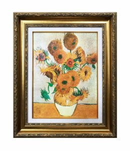 フィンセント・ファン・ゴッホ  Vincent van Gogh ひまわり KE-1004   複製名画 F6号 kar-10092446s1  アートパネル アートボード 壁紙 