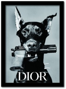 ディオール DIOR Fashion Photography series2  FS-1009BK-A4 フレームカラー：ブラック サイズ：A4 kar-10130557s1  アートパネル アー