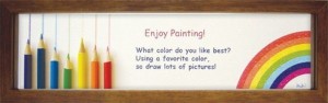 キッズコレクションシリーズ インテリアアート えんぴつ ブラウン ヨコ PZ-9005 kar-3067171s1  アートパネル アートボード 壁紙 装飾フ