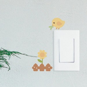 Mini Wall Stickers ミニウォールステッカー Baby Bird Rolly OSH-9012 kar-4046013s1  ウォールステッカー シール 壁紙 装飾フィルム 送