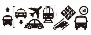 Mini Wall Stickers ミニウォールステッカー Travel Icon OSH-9020 kar-4046019s1  ウォールステッカー シール 壁紙 装飾フィルム 送料無