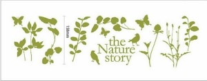 Mini Wall Stickers ミニウォールステッカー Nature story Bird OSH-9013 kar-4046026s1  ウォールステッカー シール 壁紙 装飾フィルム 