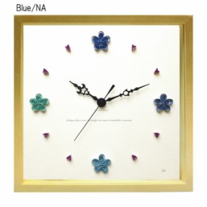 アートクラフト ペーパークイリング掛時計 Paper Quiling Clock フレームカラーナチュラル Blue PQ-1001 保証付 kar-5093207s1  アートパ