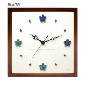 アートクラフト ペーパークイリング掛時計 Paper Quiling Clock ブラウン Blue PQ-1004 保証付 kar-5093207s2  アートパネル アートボー