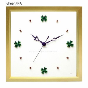 アートクラフト ペーパークイリング掛時計 Paper Quiling Clock フレームカラーナチュラル Green PQ-1003 保証付 kar-5093248s1  掛け時