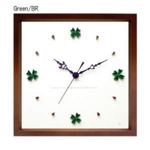 アートクラフト ペーパークイリング掛時計 Paper Quiling Clock ブラウン Green PQ-1006 保証付 kar-5093248s2  アートパネル アートボー