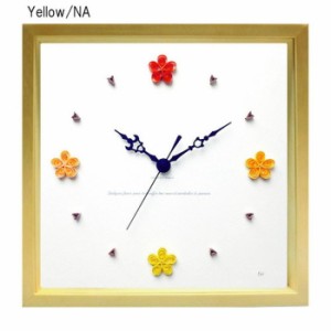 アートクラフト ペーパークイリング掛時計 Paper Quiling Clock フレームカラーナチュラル Yellow PQ-1007 保証付 kar-5093253s1  アート