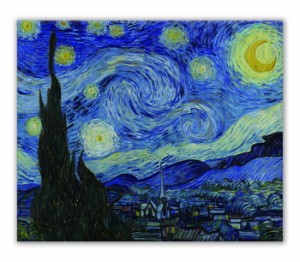 名画キャンバスアート フィンセント・ファン・ゴッホ Vincent van Gogh 星月夜 CM-1009 kar-6622607s1  アートパネル アートボード 壁紙 