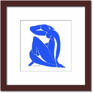 アンリ・マティス Henri Matisse Nu bleuII Blue Nude2 HM-2004BR Mサイズフレームカラー ブラウン kar-7484899S7  アートパネル アート