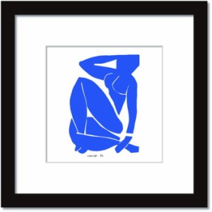 アンリ・マティス Henri Matisse Nu bleuIII Blue Nude3 HM-1005BK Sサイズフレームカラー ブラック kar-7484905S1  アートパネル アート