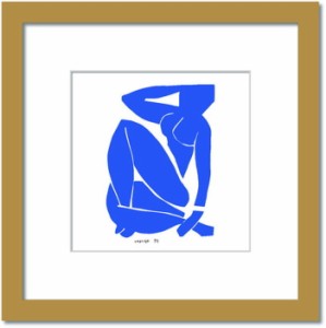 アンリ・マティス Henri Matisse Nu bleuIII Blue Nude3 HM-3005NA Lサイズフレームカラー ナチュラル kar-7484905S12  アートパネル ア