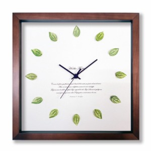 かわいいピレアの掛時計 Pilea Clock  SV-2003 フレームカラー：ブラウン 保証付 kar-9284146s3  アートパネル アートボード 壁紙 装飾フ