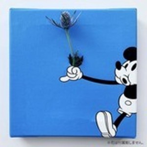 ミッキーマウス IKEBANA 生きてるインテリア IKE-DSNY-1807-03 20×20×2.7cm ディズニー アートパネル ファブリックパネル アートボード