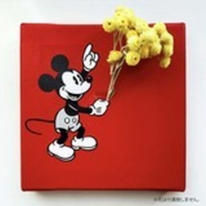 ミッキーマウス IKEBANA 生きてるインテリア IKE-DSNY-1807-04 20×20×2.7cm ディズニー アートパネル ファブリックパネル アートボード
