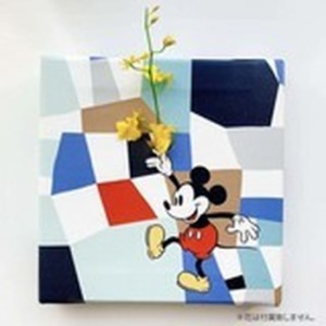ミッキーマウス IKEBANA 生きてるインテリア IKE-DSNY-1807-07 20×20×2.7cm ディズニー アートパネル ファブリックパネル アートボード